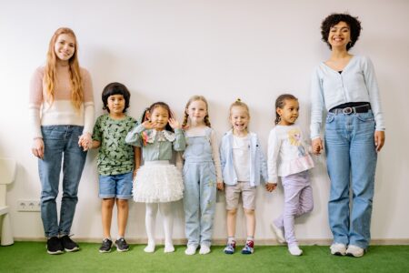 Photo de famille entre filles