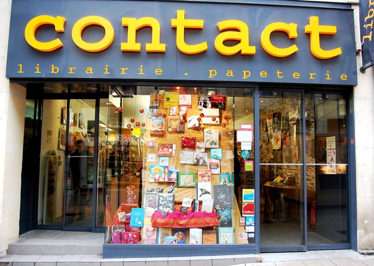 Que faire à Angers ? Librairie Contact