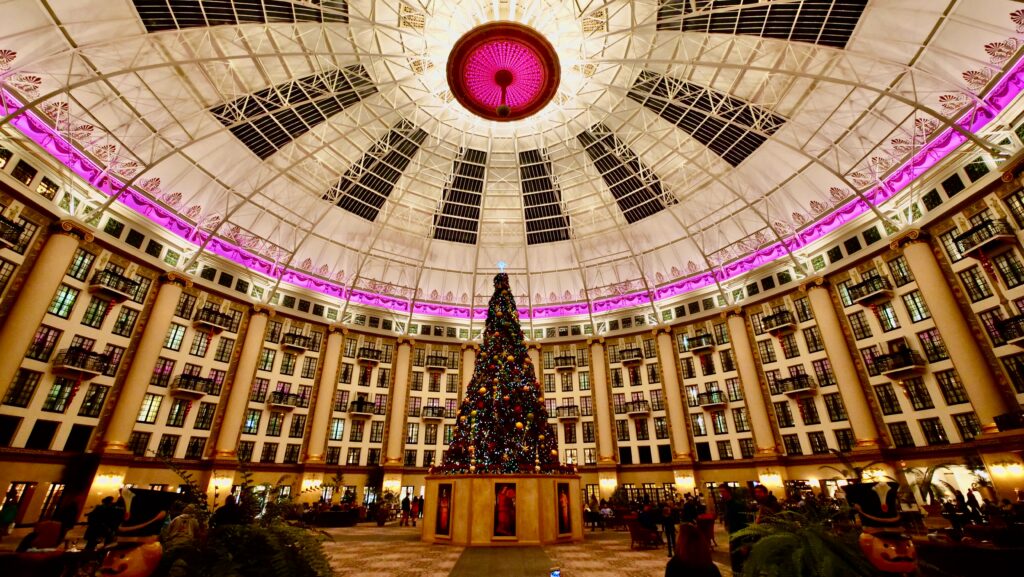 Hall du Capitol à Noël