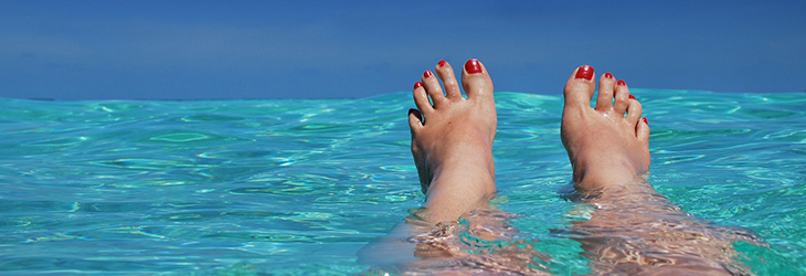 Les pieds dans l'eau- vacances