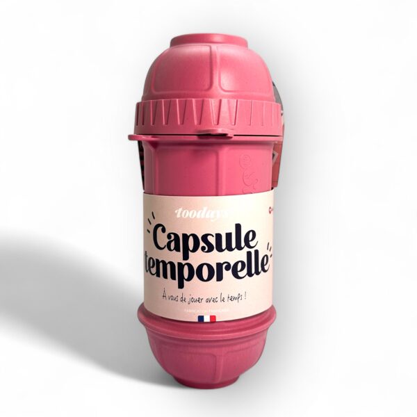 Capsule temporelle rose