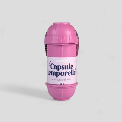 Capsule temporelle rose face - photo produit