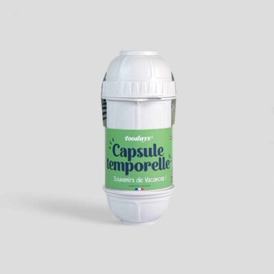 Capsule temporelle vacances face - photo produit