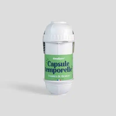 Capsule temporelle vacances face - photo produit