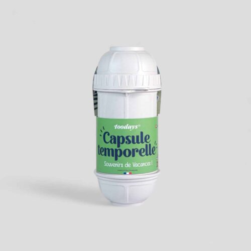 Capsule temporelle vacances face - photo produit