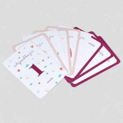 Cartes étapes bébé