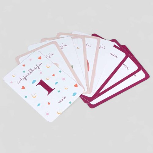 Cartes étapes bébé