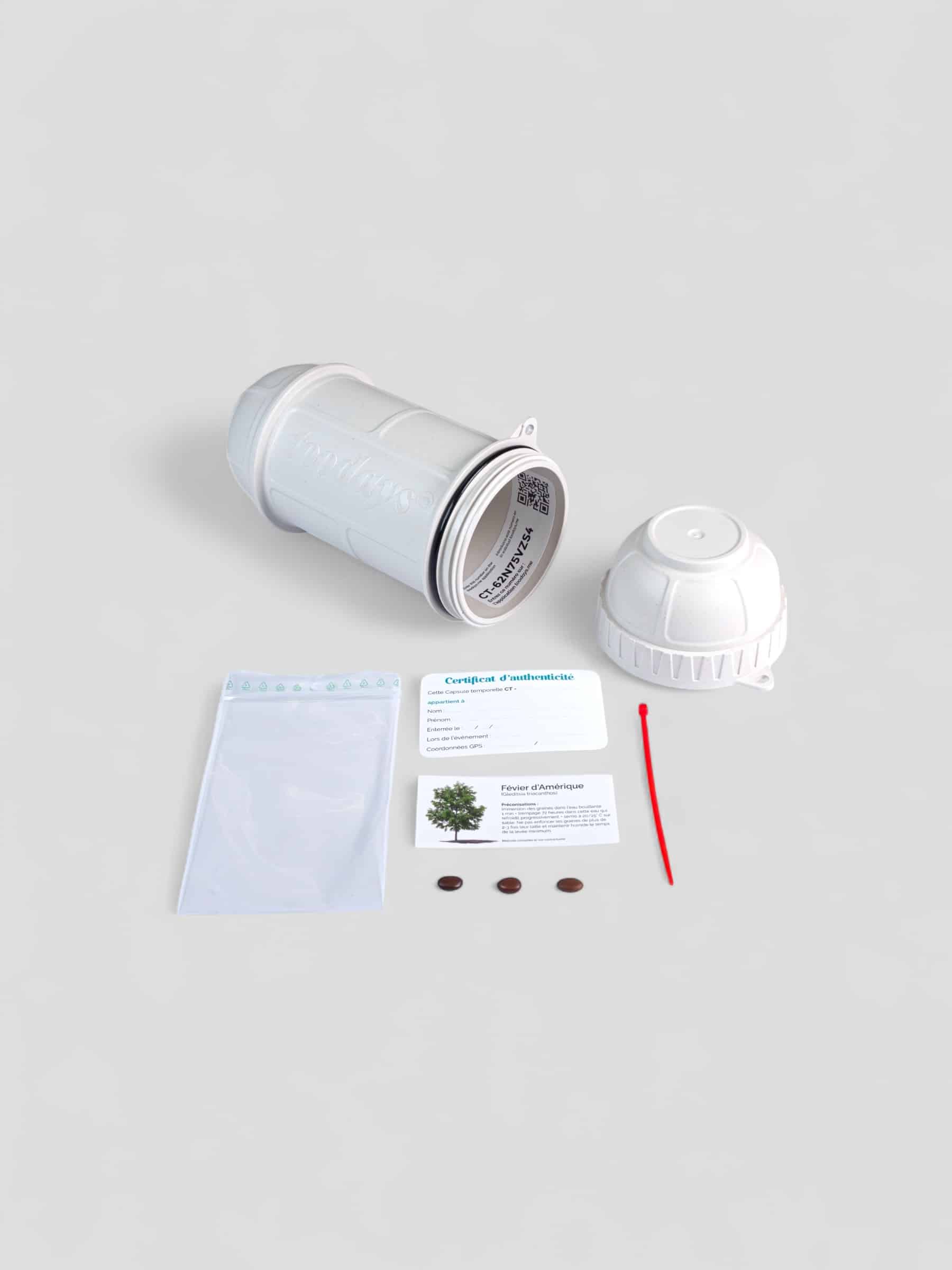 Contenu capsule temporelle orginale - photo produit