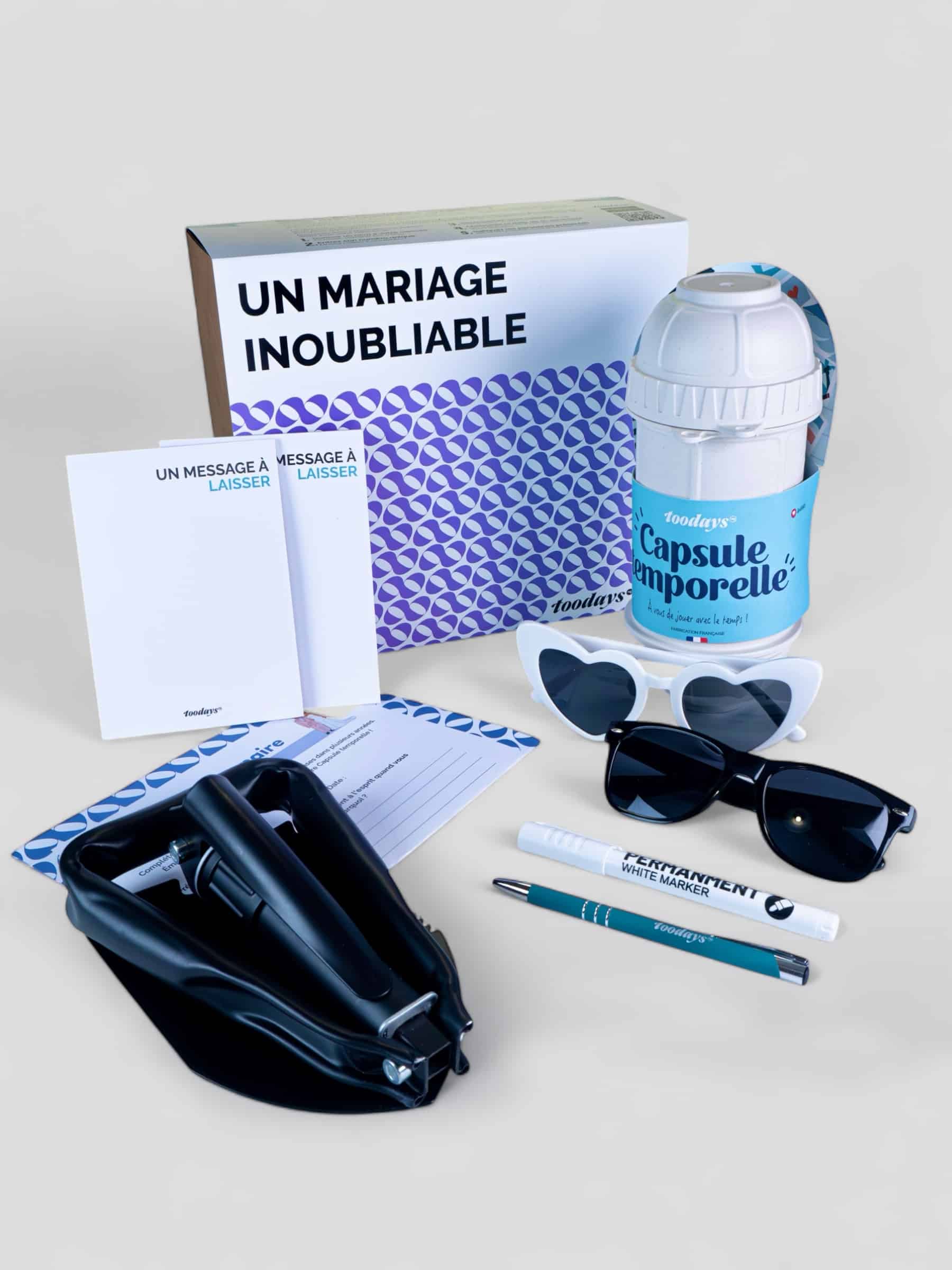 Contenu kit mariage 2 lunettes - photo produit