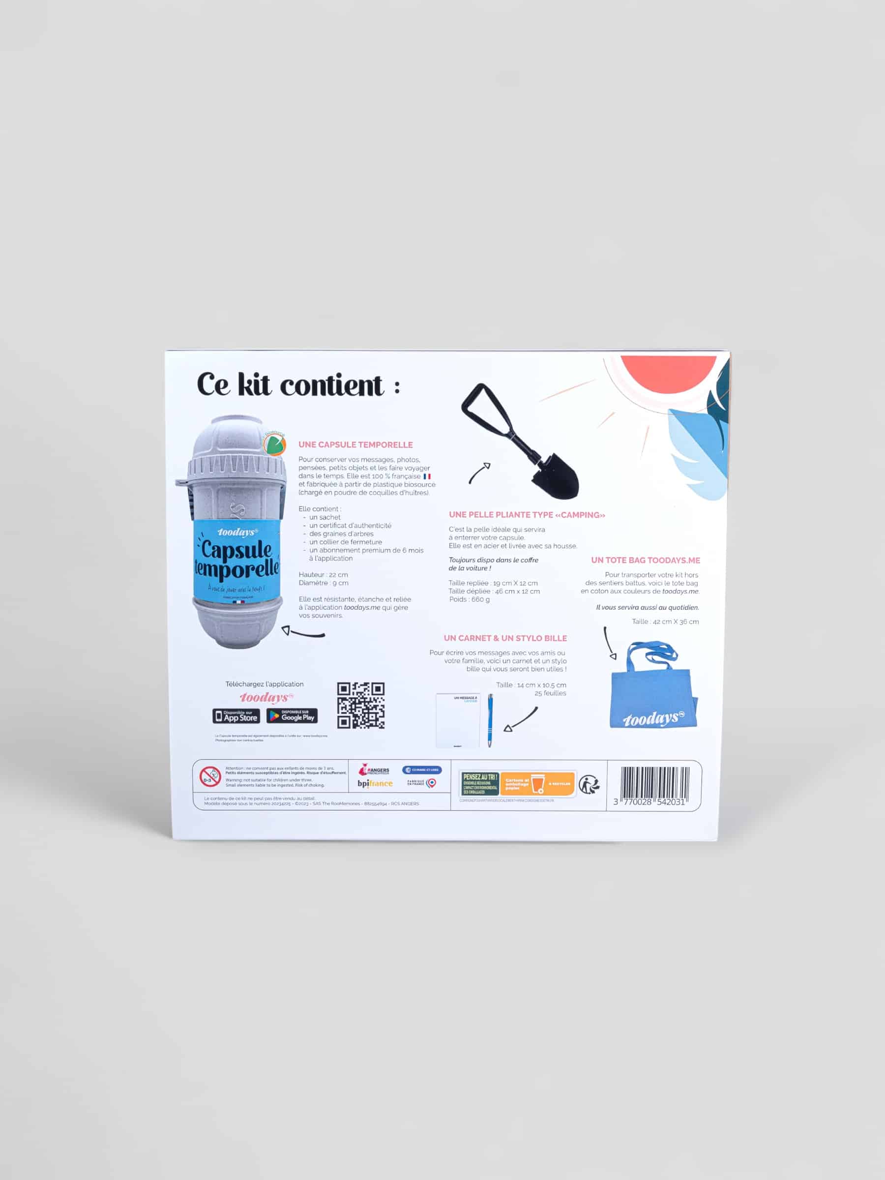 Kit inoubliable verso - photo produit