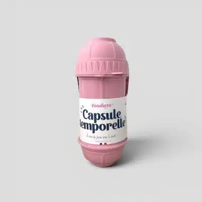 Capsule temporelle rose