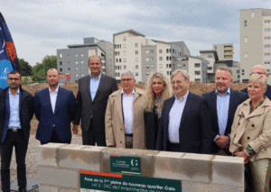 Pose de la 1ère pierre du nouvel ensemble immobilier Gaïa à Metz