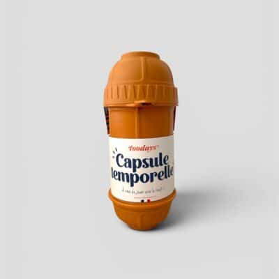 Capsule temporelle orange