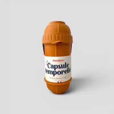 Capsule temporelle orange