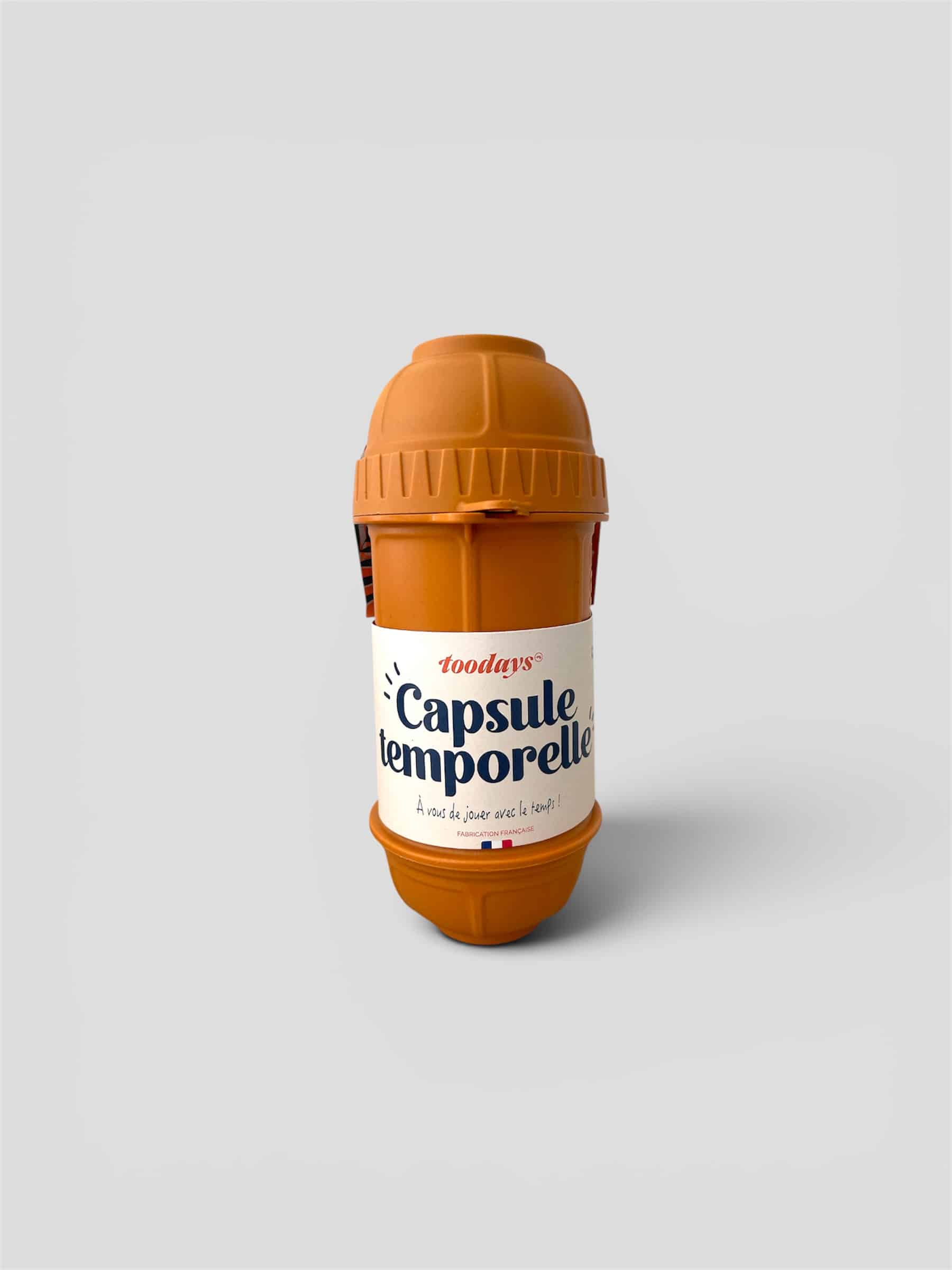 Capsule temporelle orange