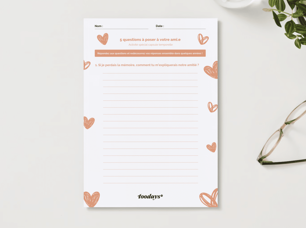 5 questions à poser à son ami(e)