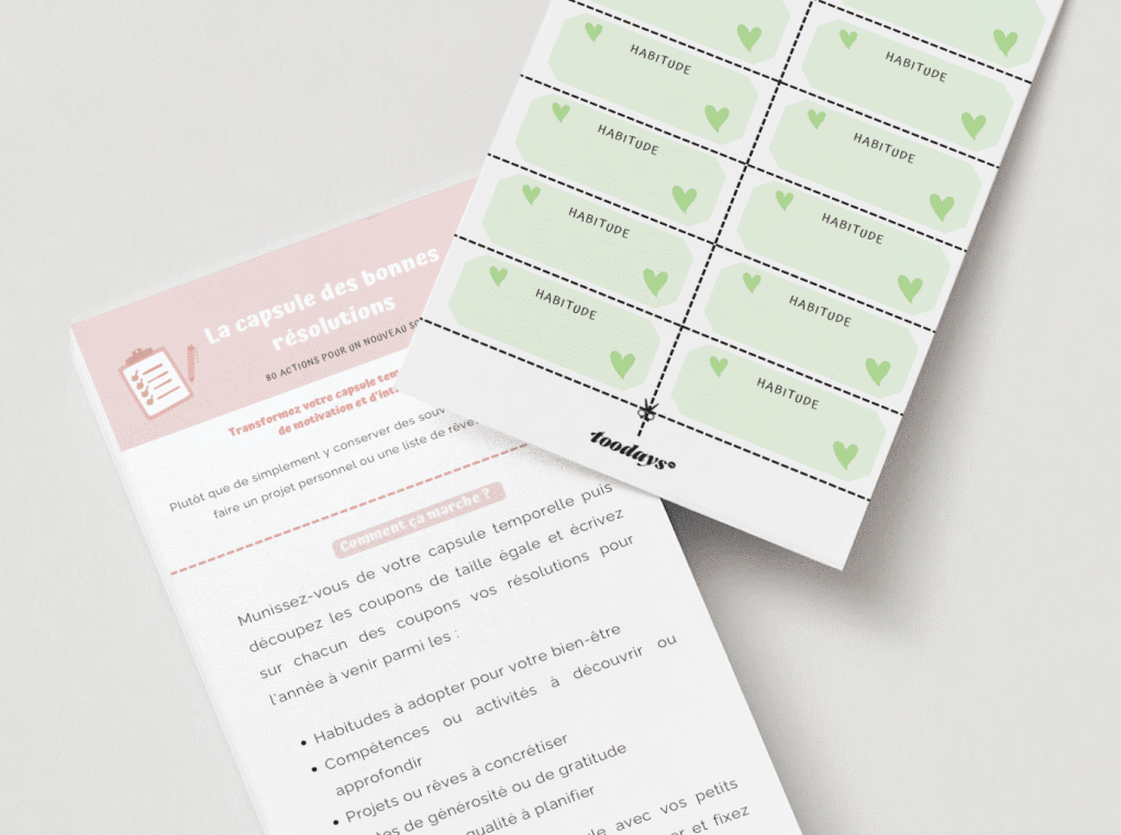 La capsule des bonnes résolutions