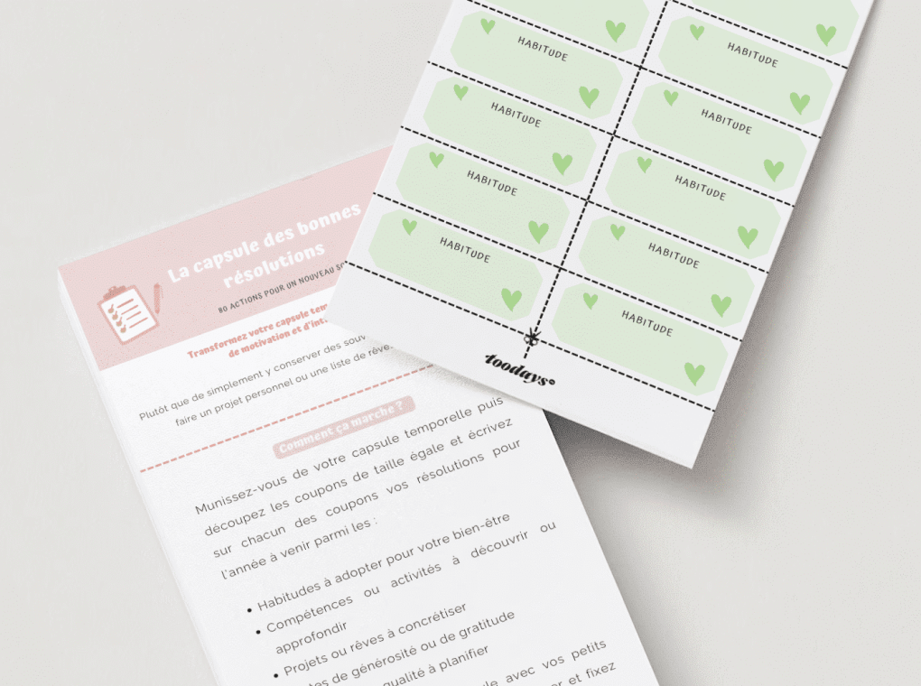 La capsule des bonnes résolutions