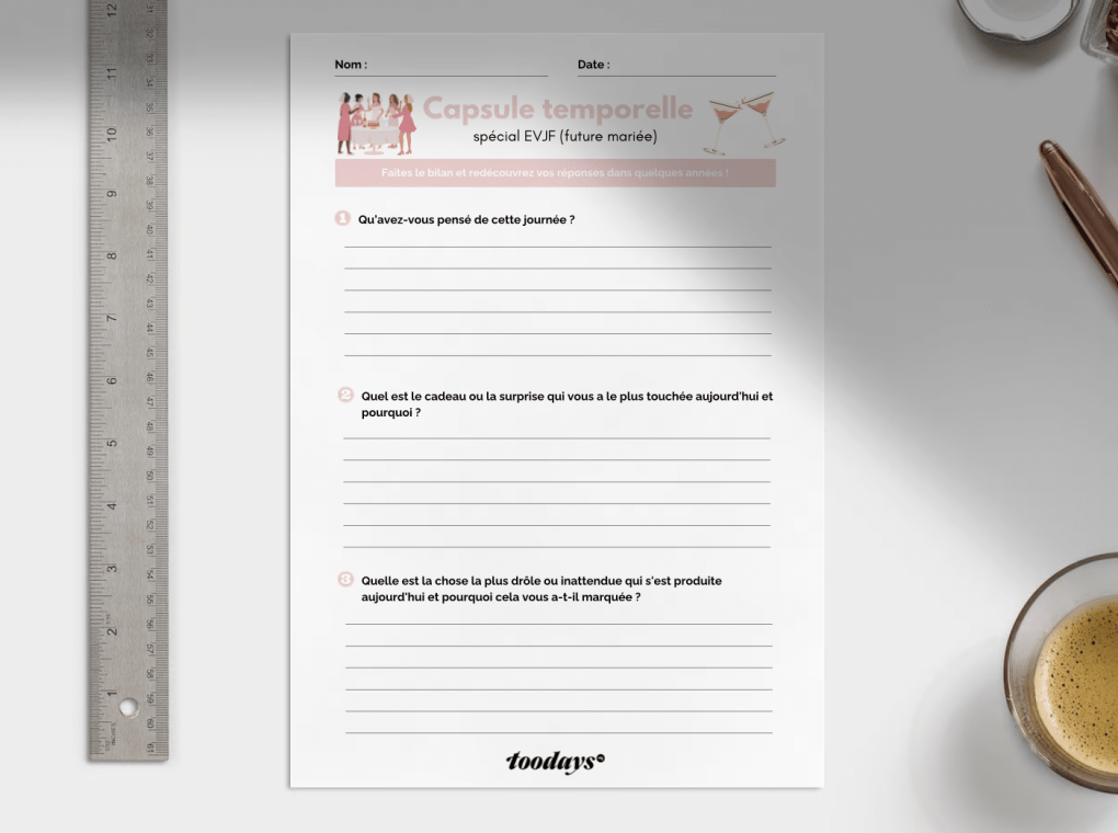 Questionnaire spécial EVJF