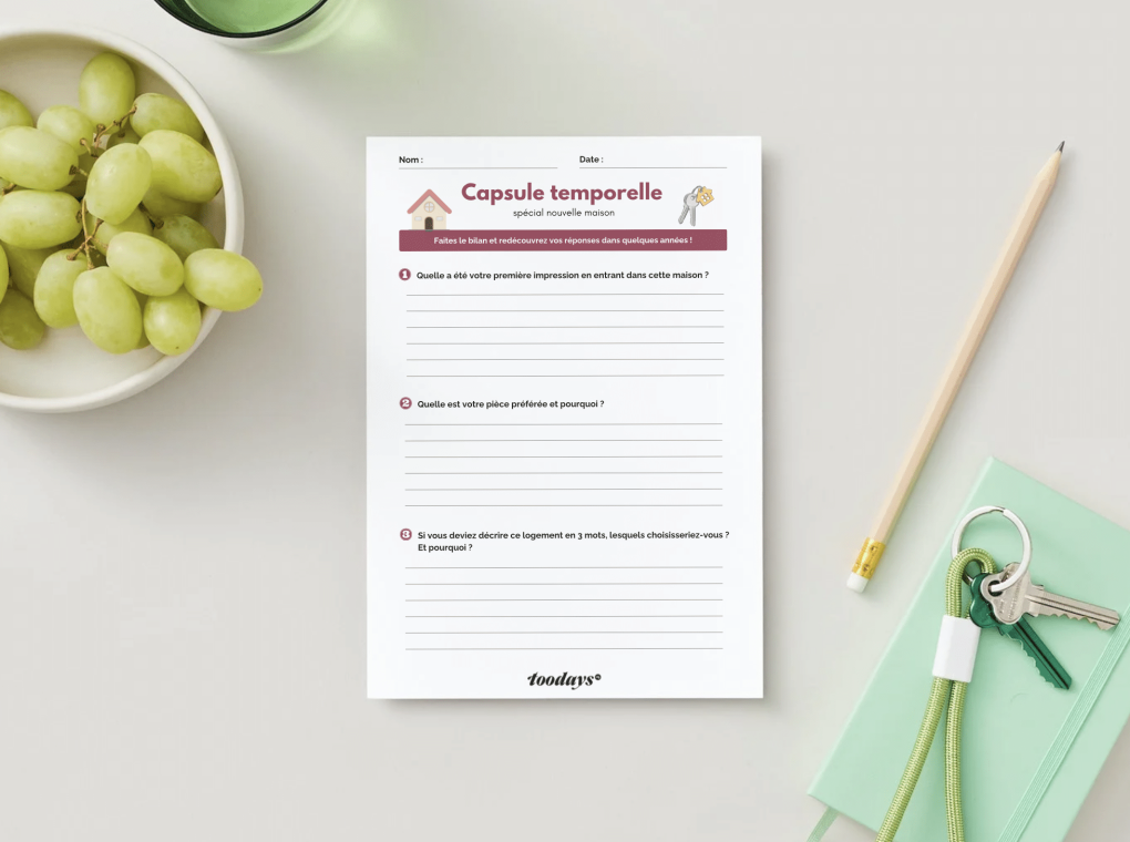 Questionnaire spécial nouvelle maison